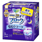 KAO Laurier Sanitary Napkin Super Guard Shorts 5PC 花王 乐而雅 安睡裤 内裤型卫生巾 M-L 5枚入