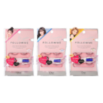 D-UP Sunrainbow by Honobabi Follow Me Eyelash (#03-Natural Black) 2 pairs 日本D-UP FOLLOW ME系列 自然卷翘假睫毛 (#03) 两对 - Image 5