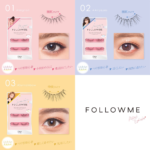 D-UP Airyeyes by Neonzel Follow Me Eyelash (#02-Brown Black) 2 pairs 日本D-UP FOLLOW ME系列 自然卷翘假睫毛 (#02) 两对 - Image 6