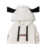 GRL x Pochacco Hoodie Dress 日本GRL x 三丽鸥 帕恰狗绑带卫衣 - Image 4