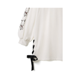 GRL x Pochacco Hoodie Dress 日本GRL x 三丽鸥 帕恰狗绑带卫衣 - Image 5