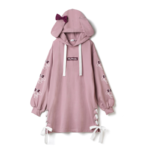 GRL x My Melody Hoodie Dress 日本GRL x 三丽鸥 美乐蒂绑带卫衣