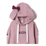 GRL x My Melody Hoodie Dress 日本GRL x 三丽鸥 美乐蒂绑带卫衣 - Image 3