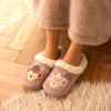 Tokyo Warm Winter Story time Series - D & Sh Slippers - One Size 东京迪士尼达菲和它的朋友们系列之达菲雪莉玫毛绒拖鞋 - Image 6