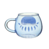STARBUCKS JAPAN 2022 New Year Collection of Blue DARUNA Glass Cup 296ML 日本星巴克2022新年达摩系列蓝色玻璃杯 296ml - Image 3