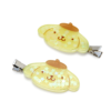 Pompompurin Shaka Shaka Bangs Clip Set 三丽鸥 布丁狗流沙亮片亚克力无痕刘海夹 - Image 3