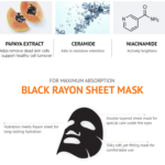 JAYJUN Cosmetic Real water Brightening Black Mask 10pcs 韩国捷俊深层补水保湿水光美肌三部曲面膜 10枚 - Image 6