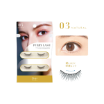D-UP Furry Lash false eyelashes #03 Natural 2 pairs (4 pcs)日本D-UP自然卷翘立体浓密假眼睫毛 #03 两对