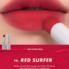 Rom&nd ZERO MATTE LIPSTICK 19 Red Surfer 1PC 韩国rom&nd雾面丝绒哑光方管口红 19 夏日冲浪者 1pc - Image 4