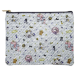 DOLLY MIX x Cinnamoroll Quilted Flat Pouch 日本DOLLY MIX x 三丽鸥 肉桂狗缎面菱格纹扁平收纳包(哥德风)