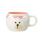 Japan Starbucks 2022 Spring Season Limited Bearista pink Mug 296ml 日本星巴克2022春季限定-粉色小熊马克杯 296毫升