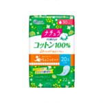 ELLEAIR Natura Sara Skin Smooth 100% Cotton Absorbent Napkin 20.5cm 30cc 22pcs 娜舒雅 极净轻柔棉垫 20.5cm 30cc 22片