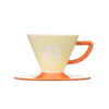 STARBUCKS Korea 2022 Autumn Orange Mug & Saucer 200ML 韩国星巴克2022秋季暖橙色杯碟 200ML
