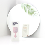 Gloss & Glow Detangle Mini Paddle Brush (Pink) 韩国 Gloss & Glow 迷你除缠结气囊按摩梳 (粉色) - Image 4