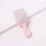Gloss & Glow Detangle Mini Paddle Brush (Pink) 韩国 Gloss & Glow 迷你除缠结气囊按摩梳 (粉色) - Image 3
