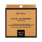 John's Blend Clip-on Air Freshener White Musk 1 Month 日本JOHN’S BLEND 车用芳香剂  (白麝香)