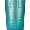 STARBUCKS Korea 2023 Valentine Limited Grid Blue Cold Cup  韩国星巴克2023 情人节蓝色格子冷饮杯 710ml - Image 5