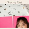 Masayuki Oki x WPC Umbrenyan Series UV Protection Folding Parasol For Sun and Rain (Funny Cat)  [预售] 日本猫咪摄影师 Masayuki Oki X WPC 可爱猫咪晴雨兼用折伞 (白色搞笑猫) - Image 6