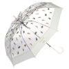 Masayuki Oki x WPC Umbrenyan Series Nyan Vinyl Umbrella (Funny Cat) [预售] 日本猫咪摄影师 Masayuki Oki X WPC 可愛貓咪长柄伞 (白色搞笑猫)