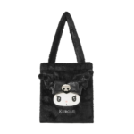 GRL Collaboration Midnight Series Fur Tote Bag (Kuromi) 日本GRL X 三丽鸥午夜暗黑地雷单肩袋 (库洛米)