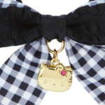 Hello Kittty with black Ribbon hairband 三丽鸥Hello Kittty搭黑色丝带的绑发绳子 - Image 3