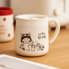 MDZF SWEETHOME X Chibi Maruko-Chan Cup (Coffee Beige) 摩登主妇x樱桃小丸子 保温杯 (萌宠咖) 350ml - Image 4
