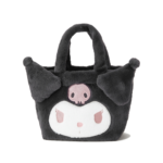 GRL Fur Tote Bag (Kuromi) 日本GRL X 三丽鸥联名款毛绒系列手提袋 (库洛米)