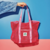 STARBUCKS Japan 2023 Summer Limited Series Vivid Pink Mesh Eco Bag 日本星巴克2023 夏日系列限定鲜艳粉网眼环保袋 - Image 6