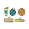 STARBUCKS Korea 2022 Summer Day & Night Limited Series Summer Party Night Glass Charm Set (5P) 韩国星巴克2022夏天日夜限定系列 夏季派对之夜玻璃吊饰套装 5枚/盒
