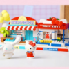 Keeppley HK Modern Fashion Shop Building Blocks Toy Set Keeppley 三丽鸥家族街景 凯蒂猫花样摩登时装店造型積木 - Image 6