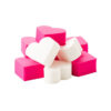 SHO-BI Heart Puff Makeup Sponge (10PCS/5PCS) 爱心化妆海绵粉扑 桶装 10枚入 - Image 2