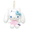 Cinnamoroll 20th Anniversary Mascot Chain Plush 三丽鸥 玉桂狗20周年凯蒂猫玩偶挂饰