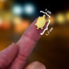 SENSOJI TEMPLE Lucky Turtle Charm Pair 浅草寺御守 招福双金银龟 - Image 5