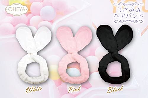 OHEYA Usamimi Rabbit Ears Headband (Black) 日本OHEYA 兔子发带 (黑色) - Image 5