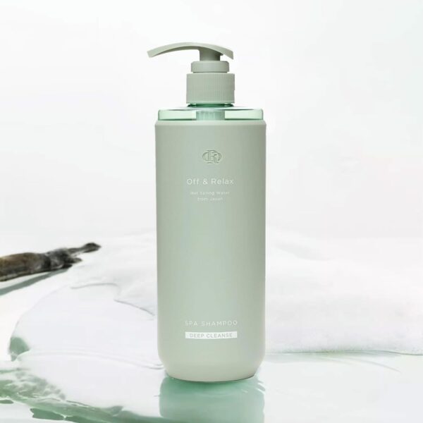 Off & Relax Hot Spring Water Deep Cleanse SPA Shampoo (Relaxing Forest) 日本OFF & RELAX温泉舒缓森林控油洗发水 460ml - Image 2