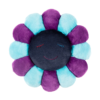 Takashi Murakami Purple x Navy Flower Mini Cushion 30cm 村上隆 紫色x海军蓝色太阳花迷你抱枕 30cm - Image 2