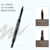 CLIO Kill Brow Eyebrow Pencil (02 Light Brown) 珂莉奧  完美塑眉自动眉笔 (02 浅褐色) 0.31g - Image 3