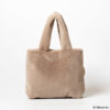 MERCIS Miffy BRUNA FACE FUR Boris Tote Bag (Brown) 日本MERCIS  米菲小熊波波毛绒托特包 (摩卡) - Image 4