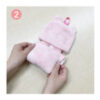 PINE CREATE Happy Bear Mascot Hand Towel (Pink) 日本PINE CREATE 快乐熊动物造型擦手巾 (粉色) - Image 5
