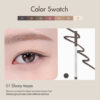 ROM&ND Han All Shade Liner (01 Ebony Taupe) 韩国ROM&ND 多用途眼线笔 (01 乌木灰褐色) 0.09g - Image 4
