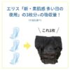 ELIS SANITARY SHORTS M-L BLACK 4PCS 怡丽 日夜吸收生理裤 M-L 黑色 4枚 - Image 4